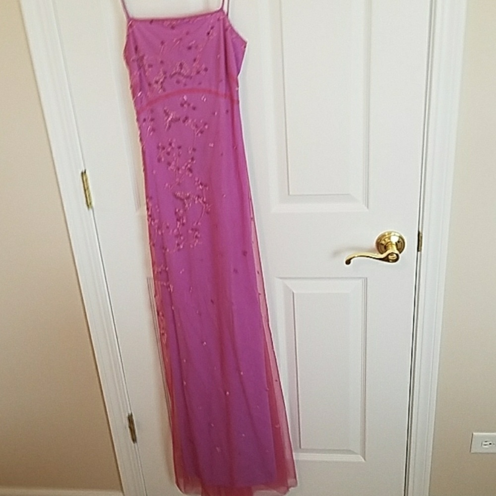 BCBG Max Azria Pink and Lavender Dress Size 0